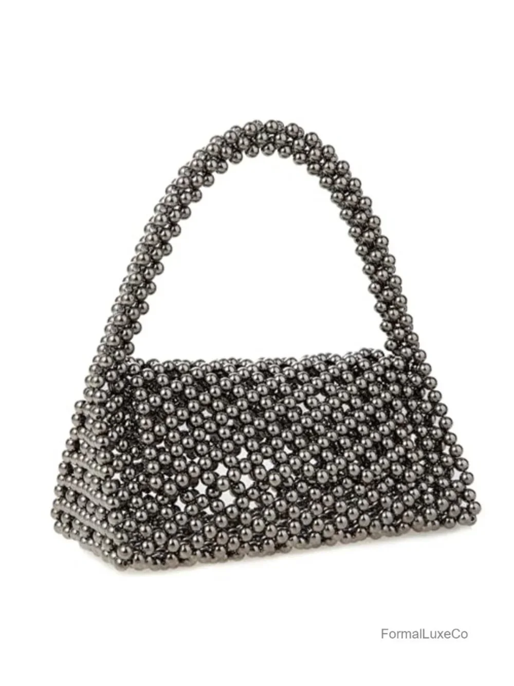 Handmade Acrylic Beaded Clutch Evening Bag Wedding Party